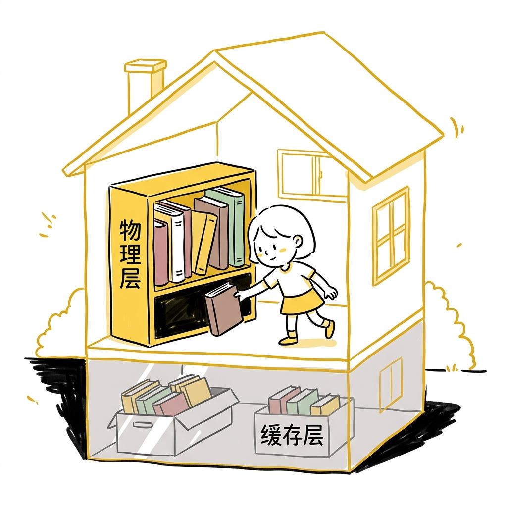 物理层与缓存层双层管理