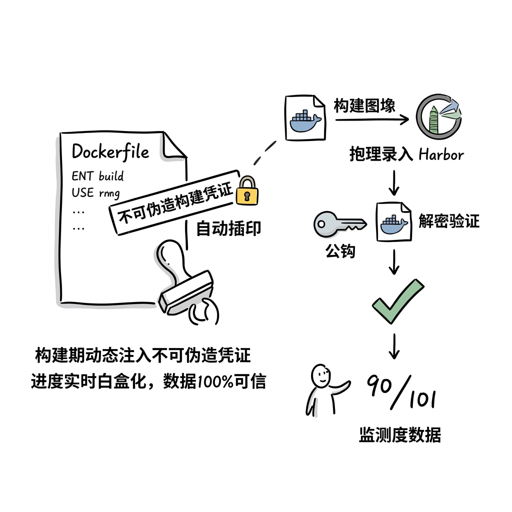 基于构建凭证的防伪与量化白盒审计